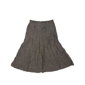 Nic + Zoe cotton and silk flowy pleated skirt size medium